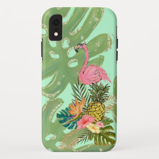 Flamingoパーティーケース – メイトiPhoneケース Case-Mate iPhoneケース (裏面)