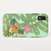Flamingoパーティーケース – メイトiPhoneケース Case-Mate iPhoneケース (裏面(横))