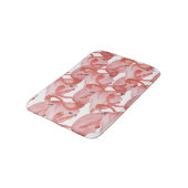 Flamingo水彩:シームレスパターン バスマット (アングル)