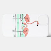 Flamingo海ペアiPadケース Case-Mate iPhoneケース (裏面 (横))