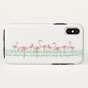 Flamingo海ラインiPhoneケース iPhone XSケース