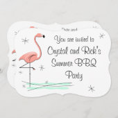 Flamingo海側の「You are」ブラケ招待されット 招待状 (正面/裏面)