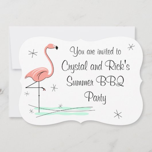 Flamingo海側の「You are」ブラケ招待されット 招待状 (正面)