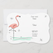 Flamingo海側の「You are」ブラケ招待されット 招待状 (裏面)