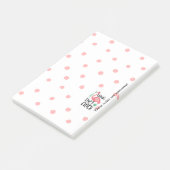 Flamingo 点々のある – 群れ ポストイット (アングル)