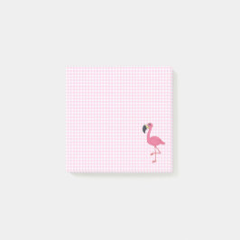 Flamingo 3" x 3" Post-it®注意事項 ポストイット