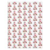 Flamingo 7月のクリスマス テーブルクロス (正面)