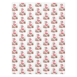 Flamingo 7月のクリスマス テーブルクロス