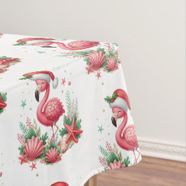 Flamingo 7月のクリスマス テーブルクロス