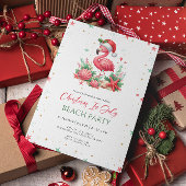 Flamingo 7月のクリスマス 招待状