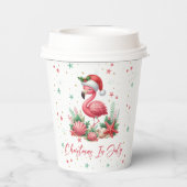 Flamingo 7月のクリスマス 紙コップ (裏面)