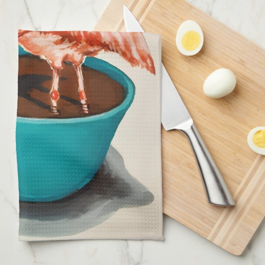 Flamingo Absurdi-tea towel  キッチンタオル (四つ折り)