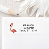 Flamingo Address Labels ラベル (インサイチュ)