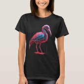 Flamingo artwork  animal  animal flamingo 20 tシャツ (正面)