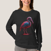 Flamingo artwork  animal  animal flamingo 20 tシャツ (正面)