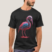 Flamingo artwork  animal  animal flamingo 20 tシャツ (正面)