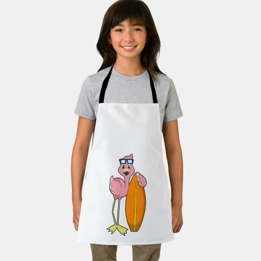Flamingo as Surfboard.PNG エプロン (インサイチュ)
