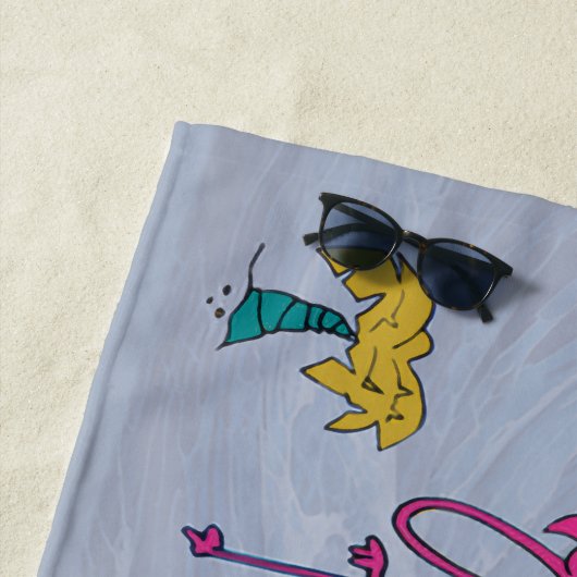 Flamingo Beach Towel ビーチタオル (インサイチュ)