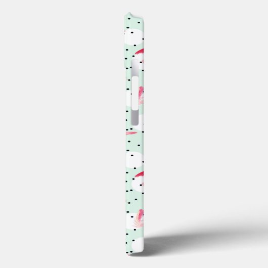 Flamingo Bird With Feathers Case-Mate iPhoneケース (裏面 / 左)