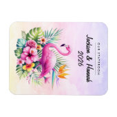 Flamingo Cruise Ship Stateroom Decor Magnet マグネット (横)