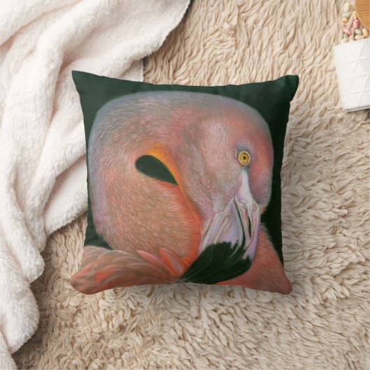 Flamingo cushion クッション (ブランケット)