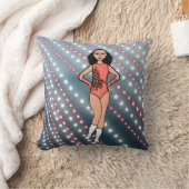 Flamingo Dancer B クッション (ブランケット)