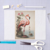 Flamingo decoupage tissue papier 薄葉紙 (クラフト)