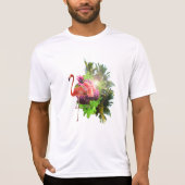 Flamingo e flores tシャツ (正面)