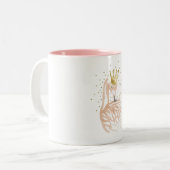 Flamingo - Flamant rose ツートーンマグカップ (正面左)