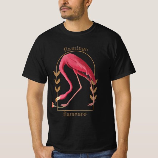 Flamingo Flamencoメンズ Tシャツ (正面)