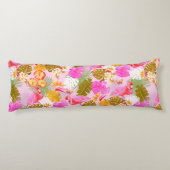 Flamingo Garden Pink ボディピロー (裏面)