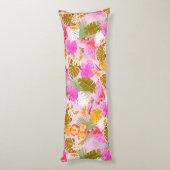 Flamingo Garden Pink ボディピロー (裏面 (縦))