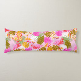 Flamingo Garden Pink ボディピロー