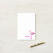 Flamingo Glory Post-Itノート ポストイット (デスク上)