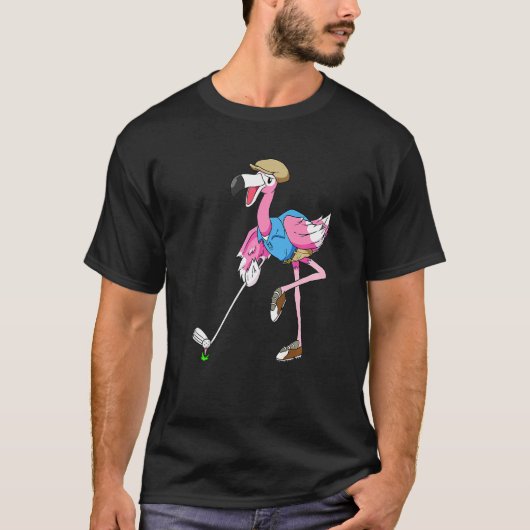 Flamingo Golf Vacation  Golfing Club Tシャツ (正面)