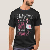 Flamingo Grammingo Like A Normal Grandma  Grandma Tシャツ (正面)