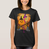 Flamingo Halloween Pumpkin Flamingo Halloween Tシャツ (正面)