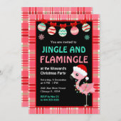 Flamingo Holiday Christmas Party 招待状 (正面/裏面)