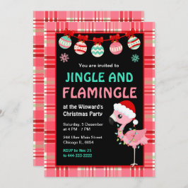 Flamingo Holiday Christmas Party 招待状