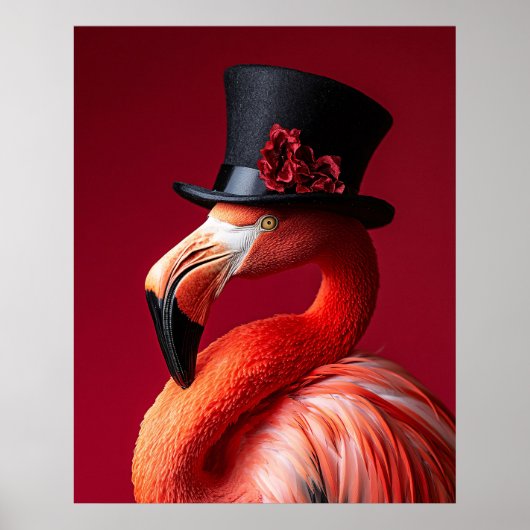 Flamingo in a Top Hat ポスター (正面)
