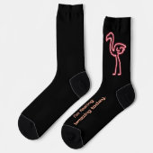 Flamingo in Neon ソックス (左)
