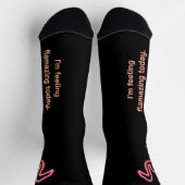 Flamingo in Neon ソックス (上部)