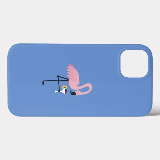 Flamingo iPhoneケース Case-Mate iPhoneケース (裏面 (横))