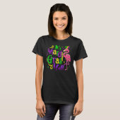 Flamingo It's Mardi Gras Y'all Jester Hat Mask Bea Tシャツ (正面フル)