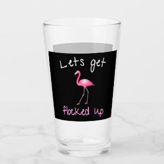 Flamingo - Let Get Flocked タンブラーグラス