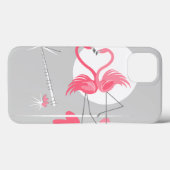 Flamingo Love IPadケース水平 Case-Mate iPhoneケース (裏面 (横))