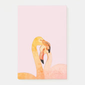 Flamingo Love, Pink Flamingos Post-It Notes ポストイット (正面)