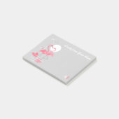 Flamingo Love Slim文字ポストイット ポストイット (アングル)