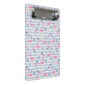Flamingo Mini Clipboard - Pink & Blue ミニクリップボード (アングル)