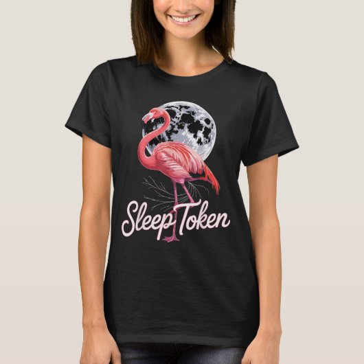 Flamingo Moon Vibes | Sleep Token Inspired Art Tシャツ (正面)
